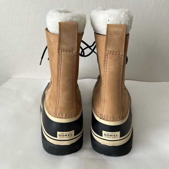 Sorel Men’s Caribou Leather Waterproof Snow Outdoor Boots Size 14 NEW NWT - Picture 8 of 11